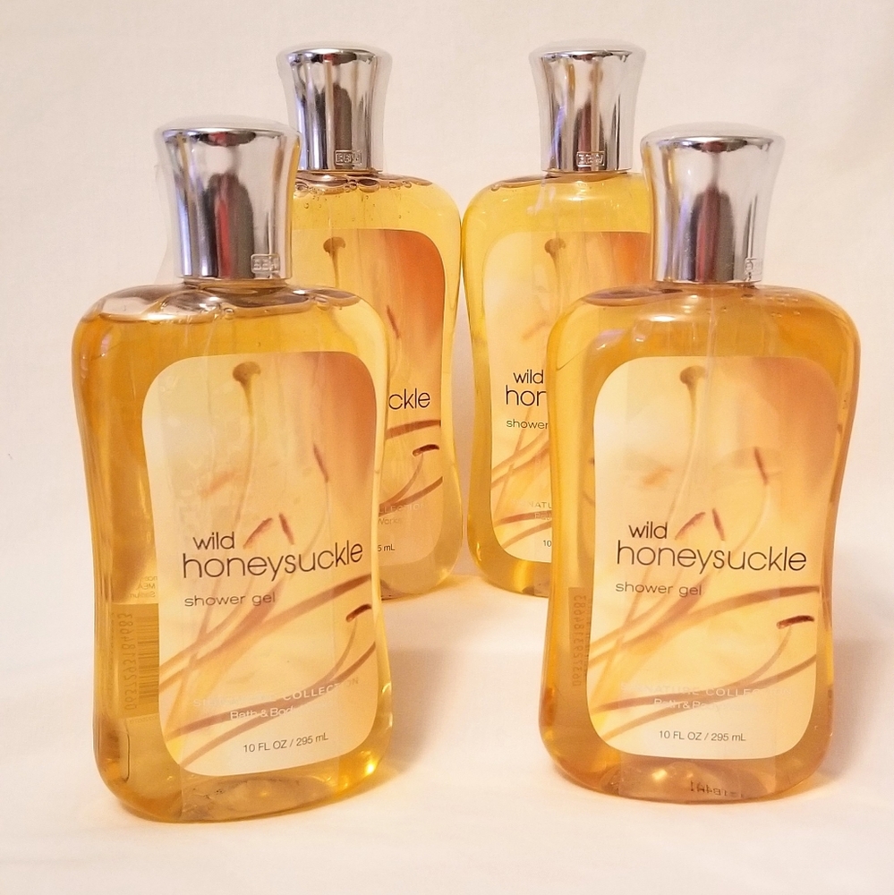 NEW 4 Wild Honeysuckle Shower Gel Bath & Body Work